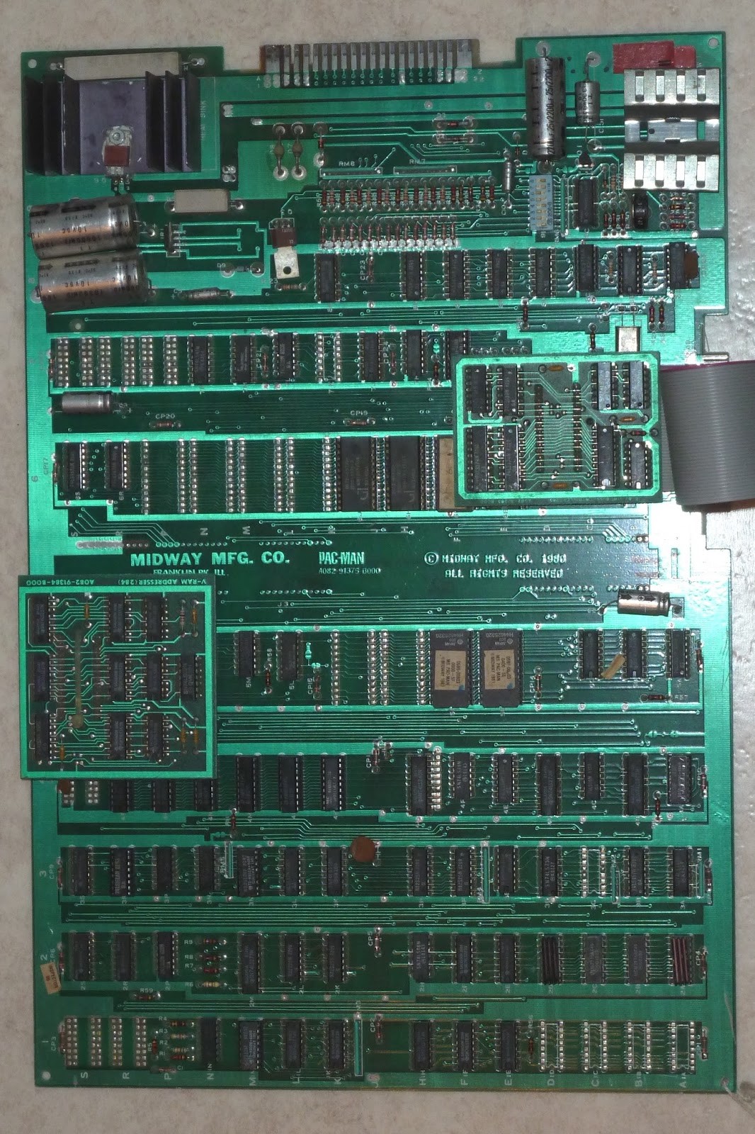 Pac-Man PCB